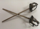 Two Metal combat swords