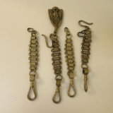 Four metal sword chains and one double eagle slide