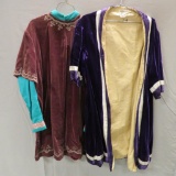 Two Velvet tops, jacket and top with ornate stitching