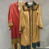 Two Ornate button front robes