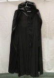 Black Habit Cloak with hood