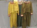 Three Regalia two piece garments