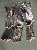 Six pair of half chaps