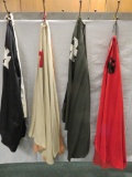 Four Knight mantle capes