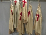 6 Red Cross mantle capes