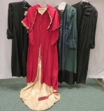 Four Robes, red, green and black