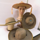 Four Spanish Western Style hats