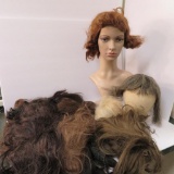 18 Wigs of assorted styles and colors