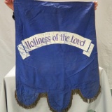 Two sided Banner with wire bullion fringe