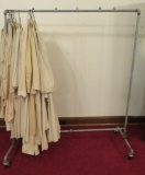 Metal Rolling Clothes Rack