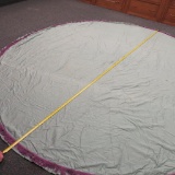 12 ft Round fringed table covering