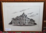Ralph Winter Watercolor of Humphrey Building