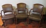 Three Vintage Side Chairs