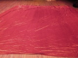 Red Velvet Stage Curtain and assorted material for props and costumes