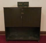 Industrial rolling cabinet and file
