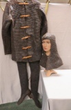 Early heavy knit Knights costume