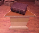 Triangular Pedestal and Bible Prop