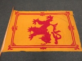 Scotland Flag, cloth on wood pole