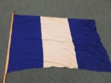 Guatemala Flag, cloth on wood pole