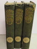 1833 Library of Entertaining Knowledge Vegatable Substances, three volumes