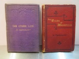 Two Phonography Books, Vicar of Wakefield by Goldsmith and the Other Life-1871