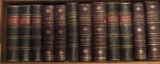 12 Harpers Magazines, Bound, late 1800's