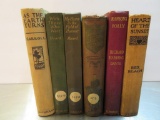 Decorative cover book lot, six books, late 1800's early 1900's