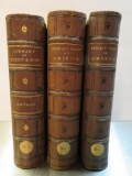 Three Leather Bound Poetry Books