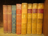 Eight Works by Dumas, some leather bound