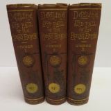 1872 Decline and Fall of Roman Empire by Gibbons Vol 1-3