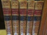 McCauley's Essays Vol 1-5, leather, 1856