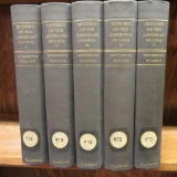 1906 History of the American People by Woodrow Wilson, 5 Volumes