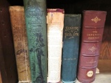 Five Home and Life Books from 1800's