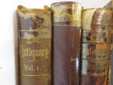 The Antiquary, 8 bound books, Volumes 1-8