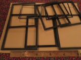 10 Assorted size wooden frames