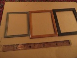 Three Nice large Picture Frames, Vintage