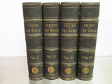 1881 History of the World, 4 Volumes