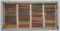 Railroad Advertising Pencil Display, wooden frame, 34