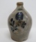 C Hermann & Co Milwaukee Cobalt Decorated Floral Jug