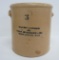 3 gallon Chas Hermann manufactured crock