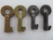 Four Railroad Keys