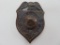Conn Auxillary State Police Badge #1177, brass patina, 3