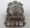 Shield and Eagle Police Badge #141, ornate, 3