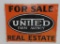 Two sided metal Farm Agency Real Estate Sign
