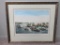 Currier and Ives Maritime Print, Bombardment & Capture of Island 