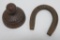 Two Bronze and Brass paperweights