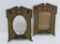 Two Military WWI Picture frames, easel style