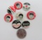8 vintage Beatles pin back buttons