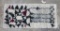 1974 Mid Century Modern artist signed Hand Hooked rug, textured