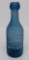 C Lomax Chicago, blue Hutchinson Bottle, 7 3/4